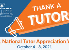 Thank a Tutor, National Tutor Appreciation Week, October 4-8, 2021