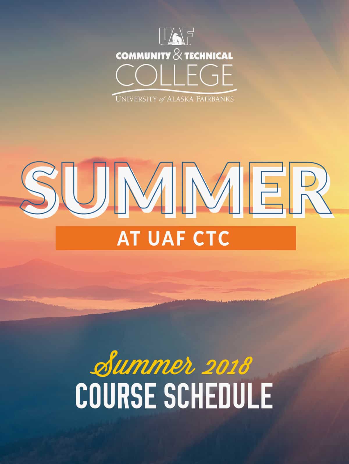 Summer 2018 Course Schedule