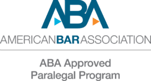 American Bar Association ABA Approved Paralegal Program logo.