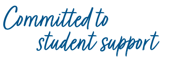 Committed to student support text